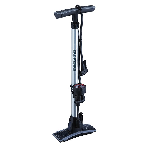 OXFORD Alloy Track Pump With Gauge
